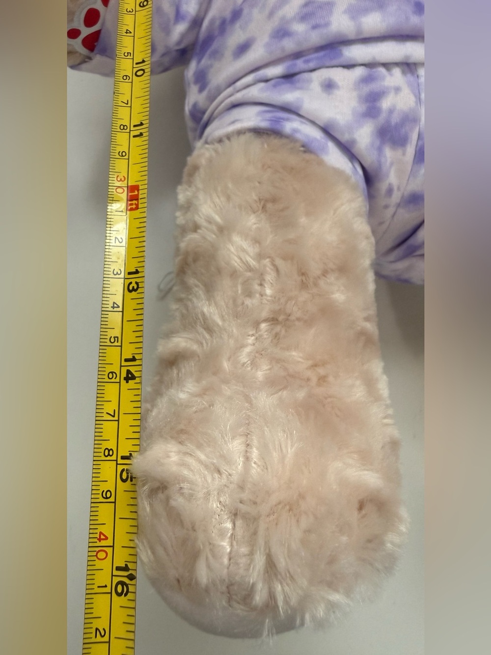 Build-A-Bear tie-dye loungewear outfit on a stuffed teddy bear - Picture 9 of 10